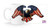 American Flag Eagle Mug