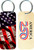 America Flag Keychain