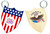 America250™ Shield Keychain 1