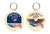 America250™ Moon Landing Round Keychain