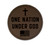 "One Nation" Iron-On Circle Leather Patch