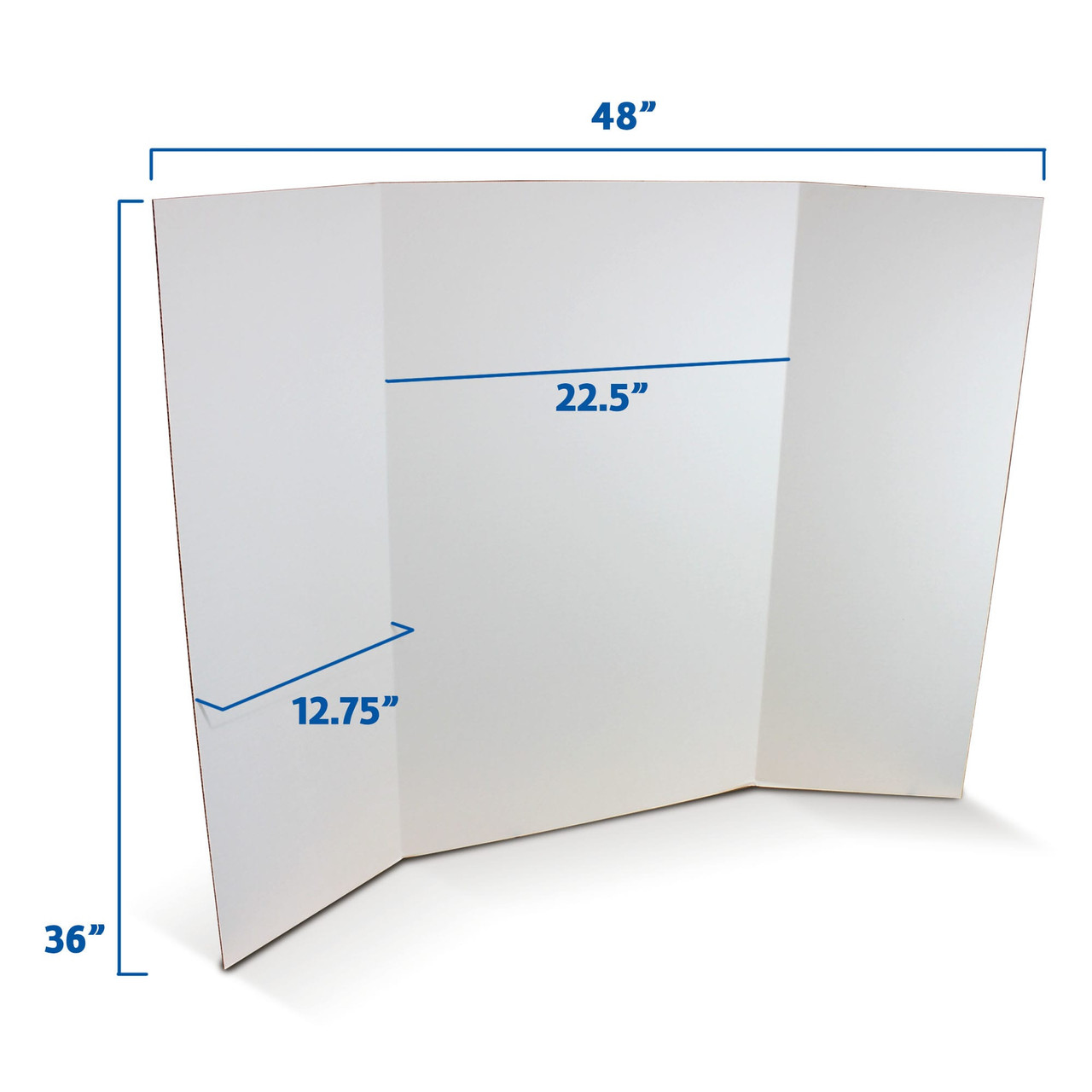 36 x 48 1 Ply Bleached White Project Board Pack of 10 - Flipside