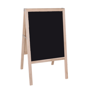 Marquee Easel (natural hardwood)  Black Dry-Erase