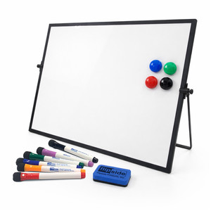 14" x 18" Swivel Easel + 12 Piece Dry Erase Kit