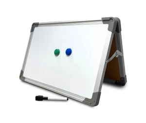 Large Desktop Easel Set w/ Dry Erase Pen, 2 Magnets