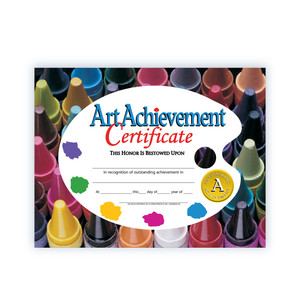 Art Achievement Certificate -  5 Packs of 30