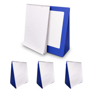 Deluxe Spiral Bound Flip Chart Stand w/ Dry Erase Board and Tablet  Pack of 4