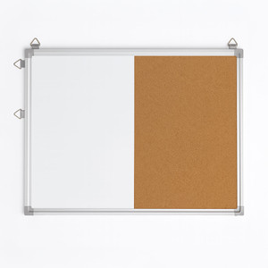 18" x 24" Combo Cork/Magnetic Dry Erase, Aluminum Framed Board