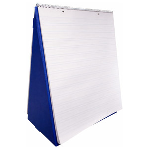 Deluxe Spiral Bound Flip Chart Stand w/ Dry Erase Board and Tablet 