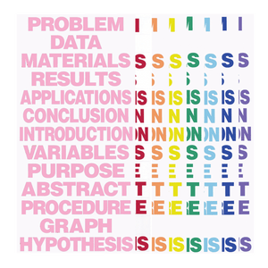 Mixed Color Pack of 8.5" x 1.375" Science Fair Titles, Class Pack of 24