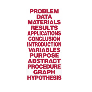 Red Science Fair Titles Retail Pack of 24