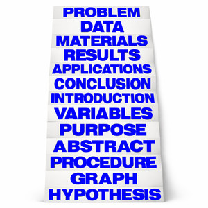 Blue Science Fair Titles 