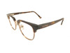 John Lennon JL13 Eyeglass Frame - Demi Amber/Gold