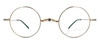 John Lennon Wheels Eyeglass Frames - Silver Gold