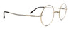 John Lennon Wheels Eyeglass Frames - Silver Gold