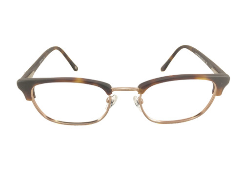 John Lennon Mind Games Eyeglass Frame - Gold/Demi Amber