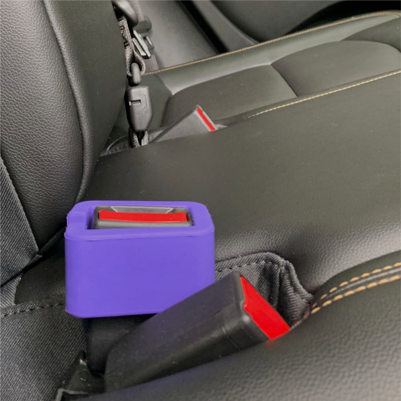 Seat Belt Buckle Booster (BPA Free) - Raises Your Seat Belt for Easy Access  - Stop Fishing for Buried Seat Belts - Makes Receptacle Stand Upright