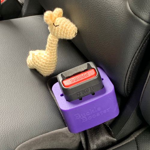 Buckle Booster™ Seat Belt Receptacle Raiser