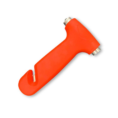 Car Safety Hammer – Window Breaker & Seatbelt Cutter – Emergency Tool For New Drivers, Women, Teens, Seniors (Red)