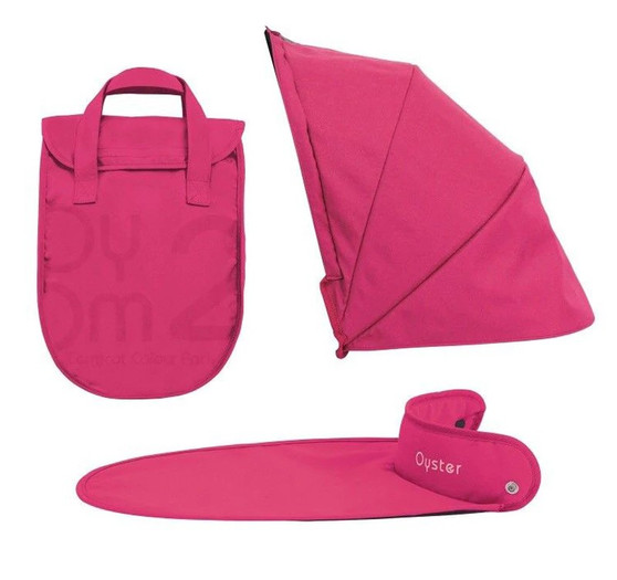 Oyster2 Carrycot colour pack Hot pink