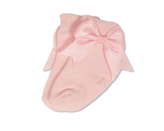 Bow Sock Pink