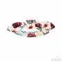 2 pack Cotton headbands -  Floral Plum