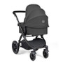 Stomp Luxe Premium i-Size Travel System with ISOFIX Base Charcoal on Black (Choose Handle Colour)