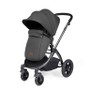 Stomp Luxe Premium i-Size Travel System with ISOFIX Base Charcoal on Black (Choose Handle Colour)