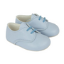 Soft Soled laced sky blue pre walker baby shoe