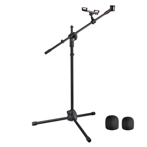 Mic Stand w/ Boom Arm 1mic Black Mic Stand w/ Boom Arm 1mic Black