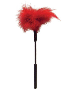 Sex & Mischief Feather Tickler - Red Sex & Mischief Feather Tickler - Red