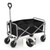 74.5*45.5*84cm 100kg 600d Oxford Cloth Steel Frame Flat Folding Style Black Cloth Silver Frame Garden Folding Cart 74.5*45.5*84cm 100kg 600d Oxford Cloth Steel Frame Flat Folding Style Black Cloth Silver Frame Garden Folding Cart
