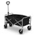 74.5*45.5*84cm 100kg 600d Oxford Cloth Steel Frame Flat Folding Style Black Cloth Silver Frame Garden Folding Cart 74.5*45.5*84cm 100kg 600d Oxford Cloth Steel Frame Flat Folding Style Black Cloth Silver Frame Garden Folding Cart