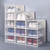 Set of 12 Stackable Clear Plastic Transparent Shoe Storage Box in Home Set of 12 Stackable Clear Plastic Transparent Shoe Storage Box in Home