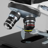 40X-1600X Biological Compound Laboratory Microscope, Binocular, Halogen Light