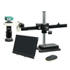 1-6X 2.0 Megapixels CMOS LED Light Ball Bearing Boom Stand Video Zoom Microscope MZ02110453