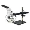 8-50X Ball Bearing Boom Stand Halogen Light Binocular Parallel Zoom Stereo Microscope PZ02080261