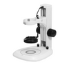 Microscope Track Stand, 76mm Coarse Focus Rack, LED Ring Light, LED Light Base, Fan-Shape (Dimmable)