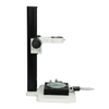 Microscope Track Stand, 76mm Fine Focus Rack with Measurement Stage
