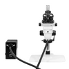 6.7-45X UV FREE LED Light Post Stand Trinocular Zoom Stereo Microscope SZ02060234