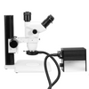 6.7-45X Track Stand UV FREE LED Light Trinocular Zoom Stereo Microscope SZ02060034