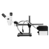 6.7-45X UV FREE LED Light Boom Stand Trinocular Zoom Stereo Microscope SZ02060436