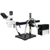 6.7-45X UV FREE LED Light Ball Bearing Boom Stand Trinocular Zoom Stereo Microscope SZ02061436