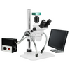 2.0 Megapixels 6.7-45X CMOS UV FREE LED Light Post Stand Trinocular Zoom Stereo Microscope SZ02060237