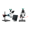 2.0 Megapixels 6.7-45X CMOS LED Light Boom Stand Trinocular Zoom Stereo Microscope SZ02060433
