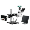2.0 Megapixels 6.7-45X CMOS UV FREE LED Light Boom Stand Trinocular Zoom Stereo Microscope SZ02060437