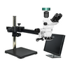 2.0 Megapixels 6.7-45X CMOS LED Light Ball Bearing Boom Stand Trinocular Zoom Stereo Microscope SZ02061433