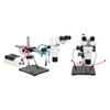 8-80X Halogen Light Boom Stand Binocular Parallel Zoom Stereo Microscope PZ02040463