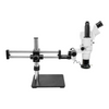8-80X LED Light Dual Arm Stand Trinocular Parallel Zoom Stereo Microscope PZ02050135
