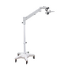 Surgical Microscope Floor Stand with Pneumatic Arm and 76mm Focus Rack